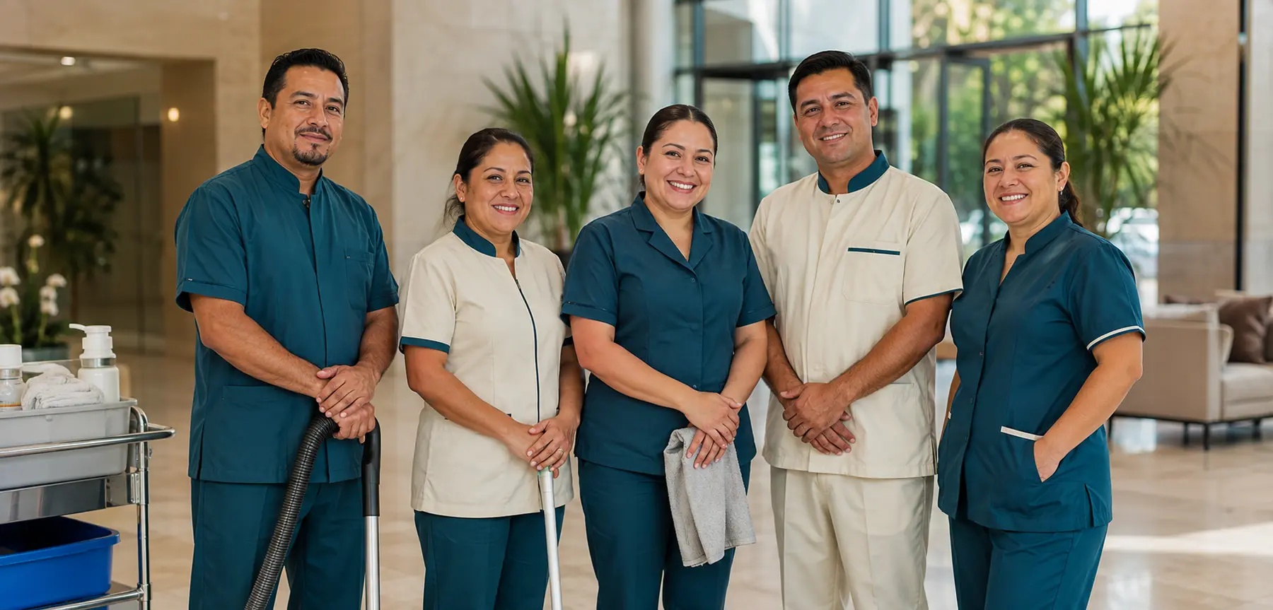 Equipo de limpieza y mantenimiento de Clean Rise